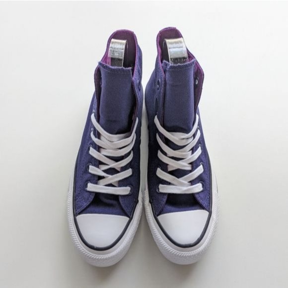 Converse Chuck Taylor All Star Hi New Orchid Violet Purple White Women's 5.5 - Picture 3 of 6